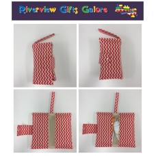 Nappy Wallet - Chevron - Watermelon Nappy Wallet - Chevron - Watermelon